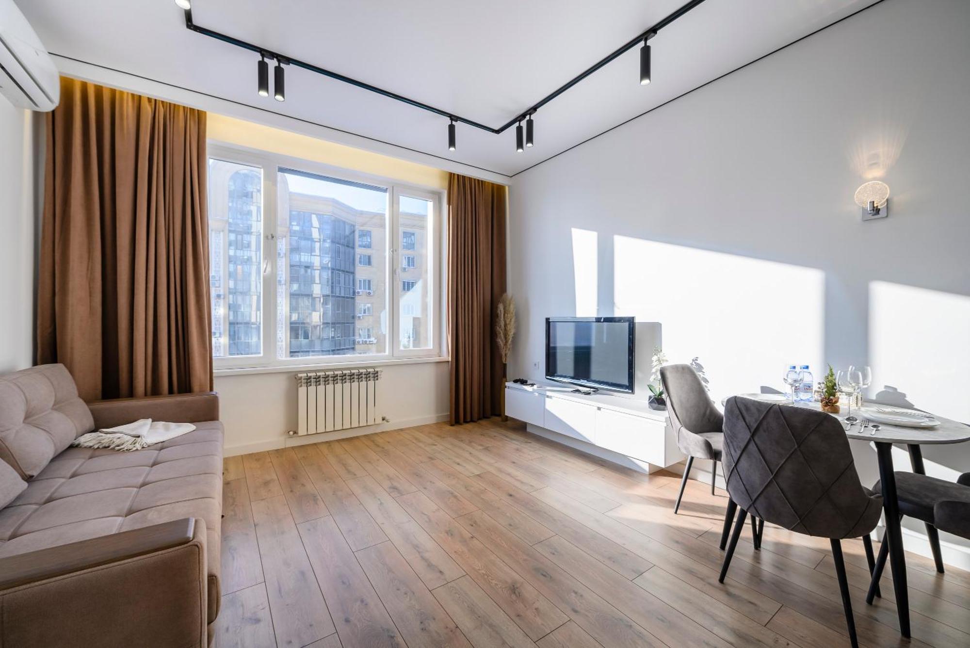 5 New Business-Class Apartments R-House Near Mega Almatý Exterior foto