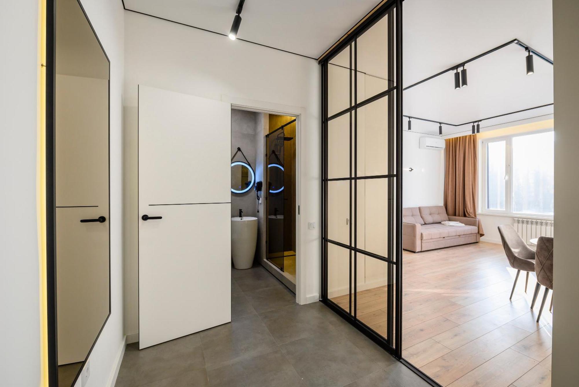 5 New Business-Class Apartments R-House Near Mega Almatý Exterior foto